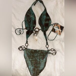 Aquaclara one piece cut out bathing suit